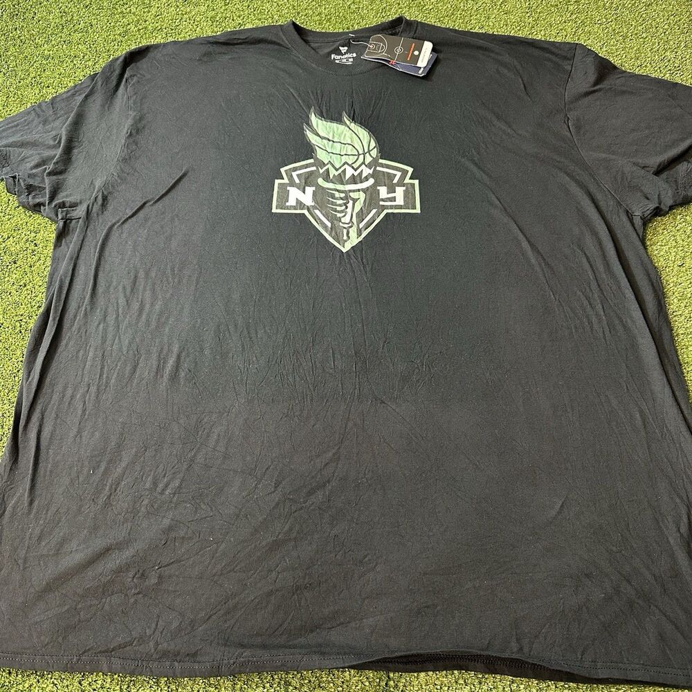 WNBA New York Liberty Basketball Fanatics T-Shirt Shirt Size 5XL NWOT